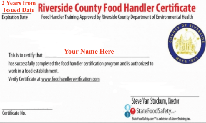 Alaska food handlers card practice test