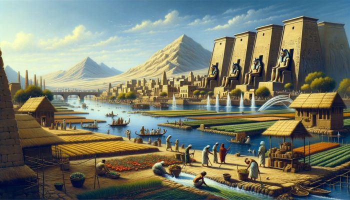 How did the nile shape ancient egypt dbq