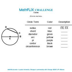 Circle segments worksheet answer key