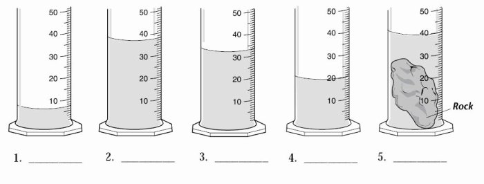 Reading graduated cylinders worksheet answers